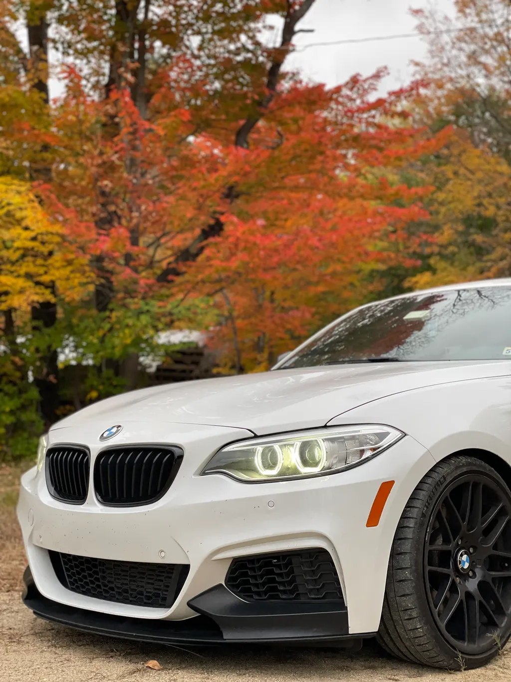 BMW M235i in a parking lot